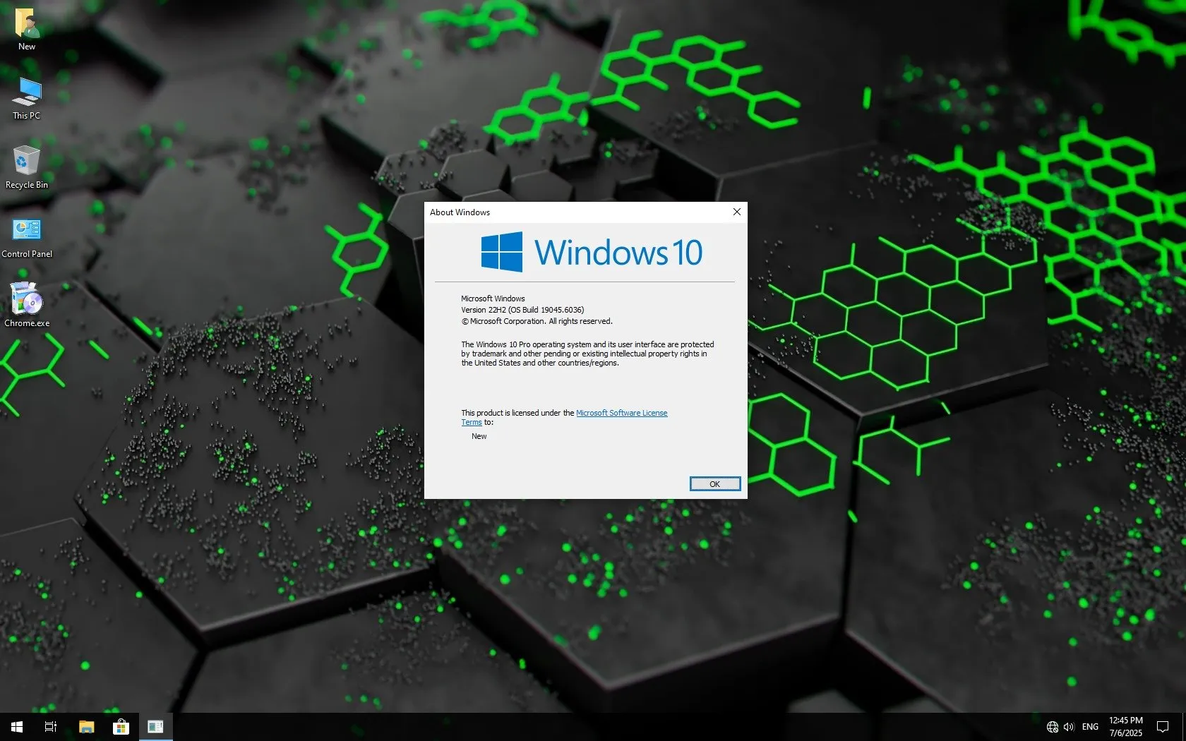 Thumbnail for article Win10 Pro 22H2 RU EN 19045.6036 GAME