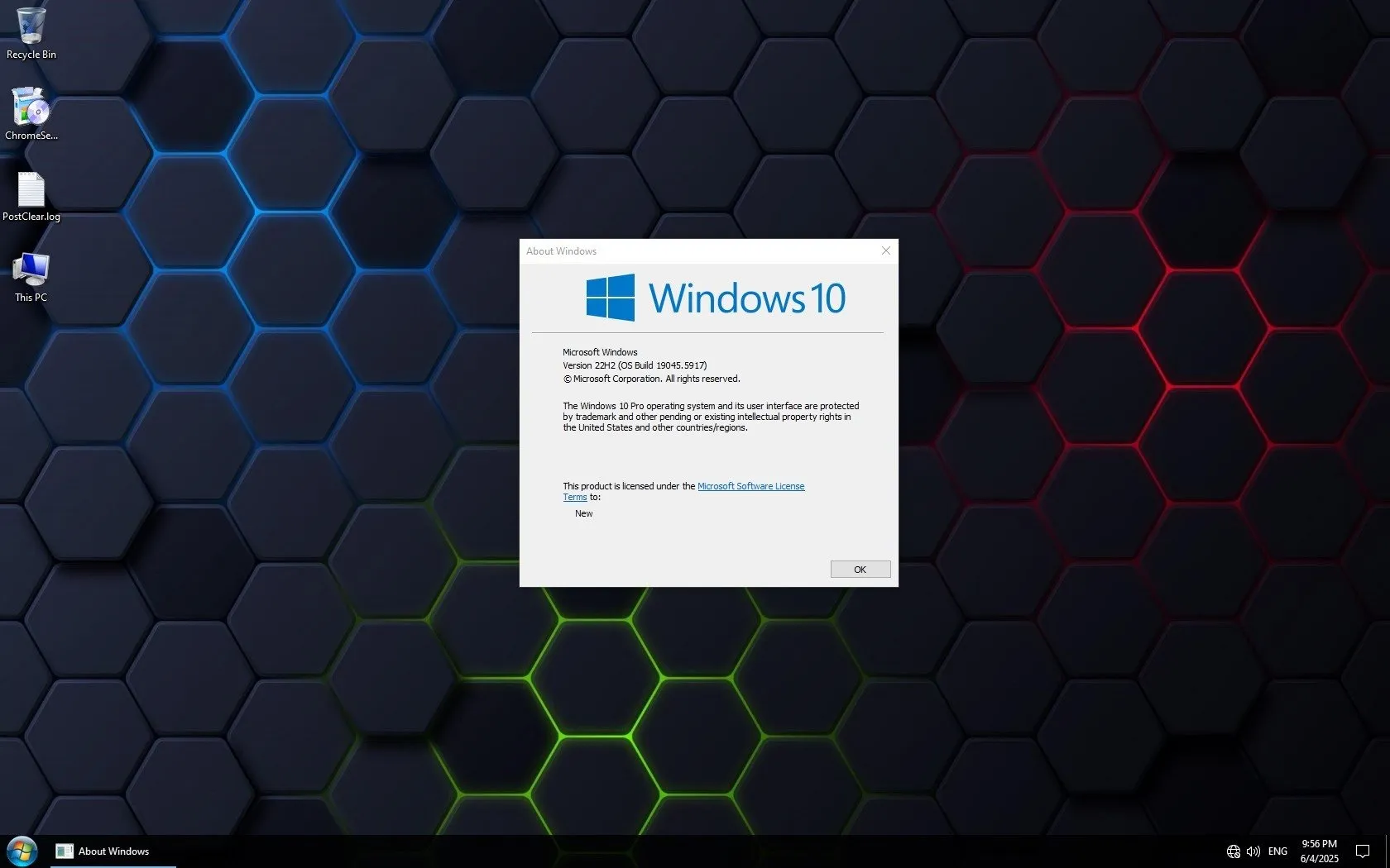 Thumbnail for article  Windows 10 Pro 22H2 1905.5917 