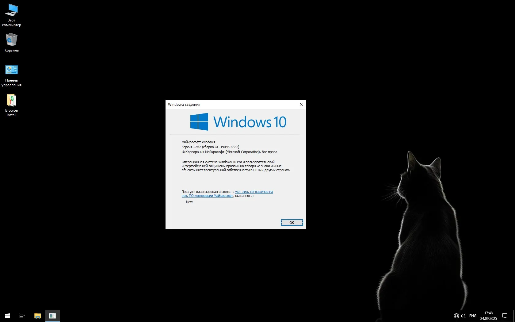 Thumbnail for article Windows 10 Pro 22H2 RU EN v19045.6332 x64